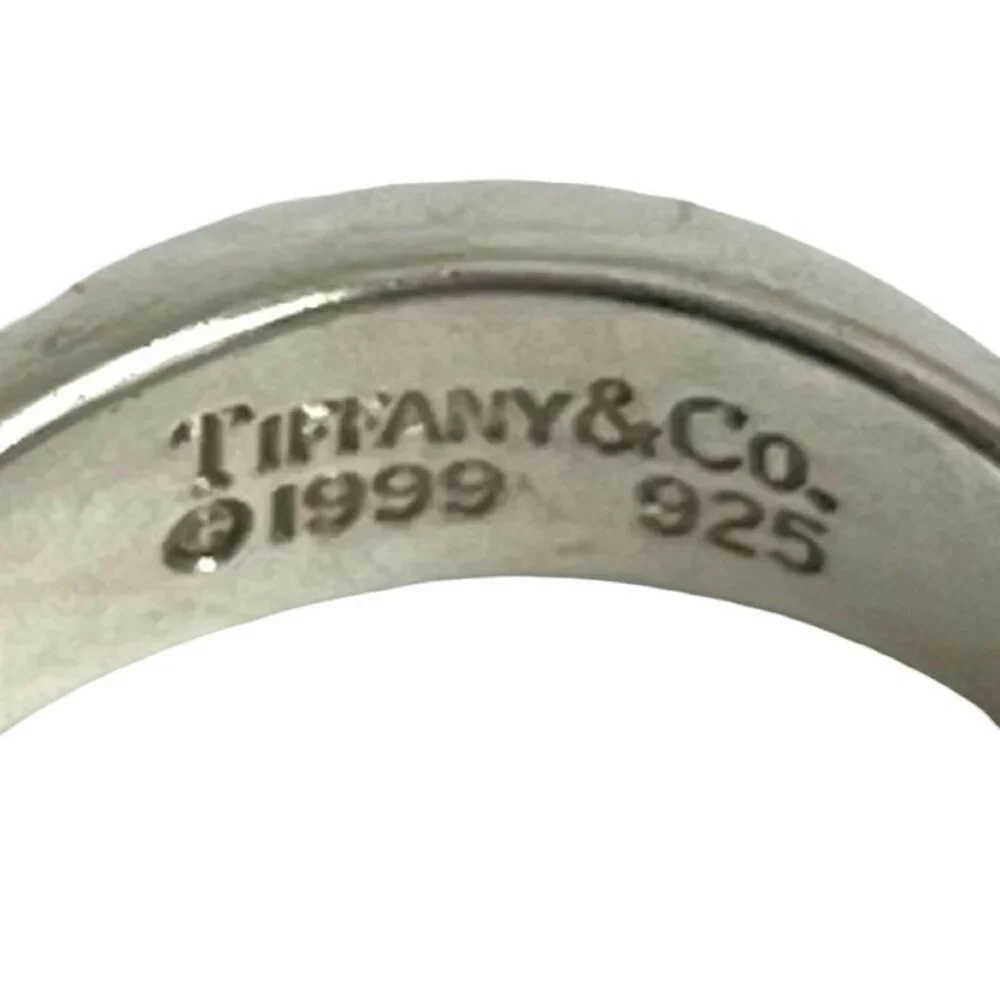 ★SOLD★ Tiffany & Co Knife Edge Ring Silver 925 Ring No 9 - Picture 2 of 7